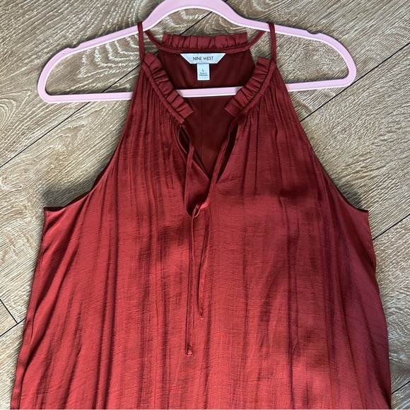 Nine West Terracotta Sleeveless Dress - Picture 5 of 11